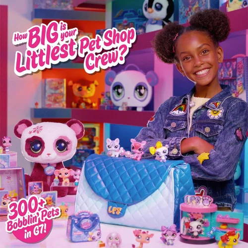 Vista 9 de Littlest Pet Shop - Colección para Recopilar y Mostrar - Serie 4 - Gen 7 - Figura de Muñeco de Cabeza Bobble Auténtica de LPS, Animal de Juguete