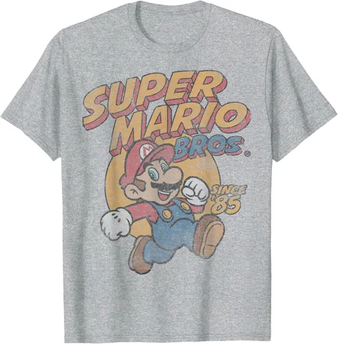 Vista 41 de Super Mario Bros. Desde '85 Camiseta Vintage con Póster' Negro