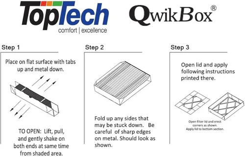 Vista 2 de TopTech TechPure TT-FM-1620 QB Filtro de repuesto OEM - QwikBox(R) - (requiere montaje, ver descripción e imágenes)