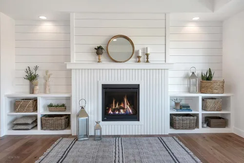 Vista 2 de Real Wood Wall Planks-5" White Shiplap Panel Peel and Stick 10Pack 12.5SqFt 02-Blanco
