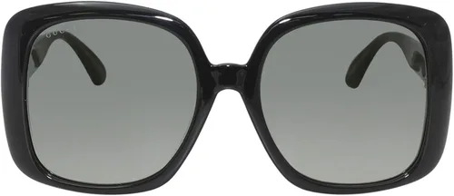 Vista 2 de Gafas de sol Gucci GG 0714 SA- 001 negrogris verde Negro gris verde