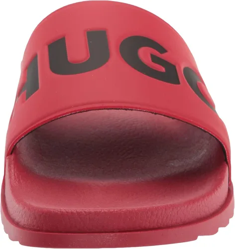 Vista 2 de HUGO Sandalias deslizantes con logotipo grande para hombre