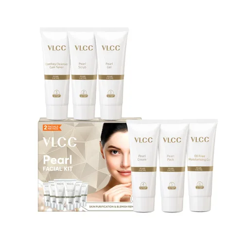 Vista 3 de VLCC Kit facial de perlas de ciencias naturales