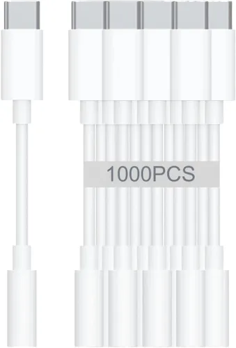 Vista 10 de Adaptador de auriculares de audio USB-C a 0.138 in – HiFi 2 unidades compatibles con Apple iPhone 17 16 15 Samsung Galaxy S25 S24 S23 S22 S21 Plus