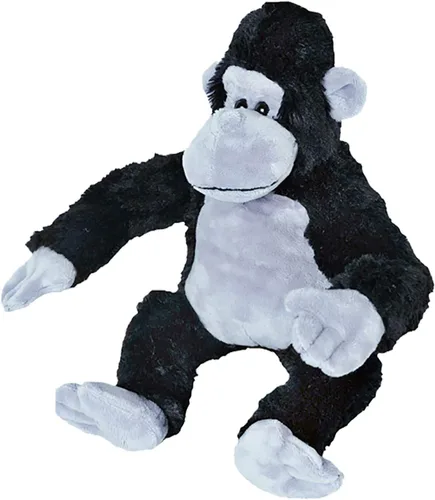 Vista 2 de Gorila negra y gris de peluche suave de 16 pulgadas - We Stuff 'em... You Love 'em!