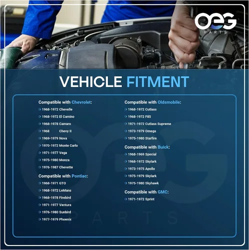 Vista 4 de OEG Parts - Motor de limpiaparabrisas delantero compatible con Chevrolet Chevy Nova, Vega, Monza y Chevette, reemplaza a GM 5045441 5045555 5045557