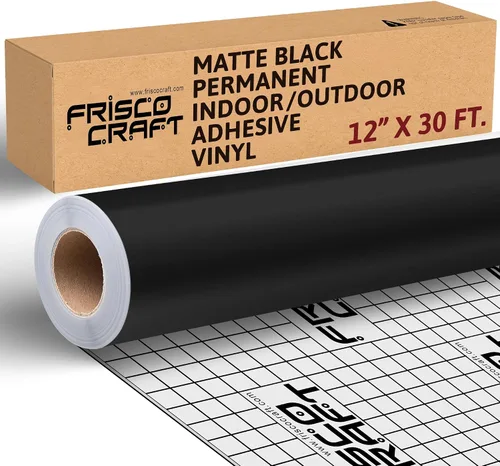 Vista 18 de Frisco Craft s Vinilo permanente azul brillante - 12" x 6 pies