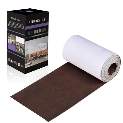 Vista 55 de Cinta de parche de reparación de cuero de 4 x 60 pulgadas, cinta autoadhesiva fuerte para muebles, sofás, sillones, asientos de automóvil, armarios