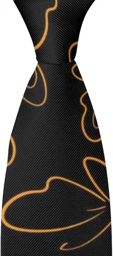 Vista 5 de Corbata formal para hombre regular para traje de oficina diario lazos suaves