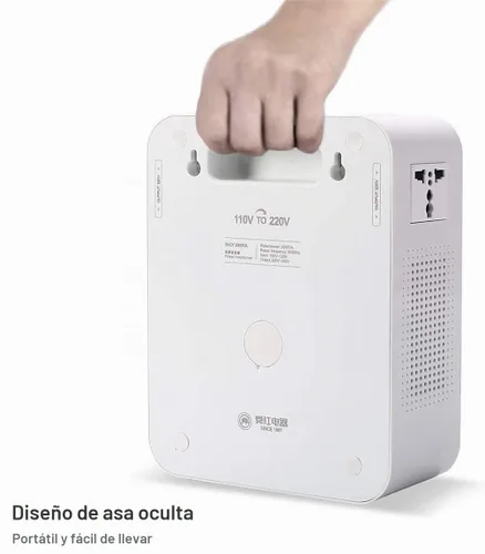 Vista 7 de Nisorpa - Transformador elevador de 2000 W actualizado de 110 V a 220 V