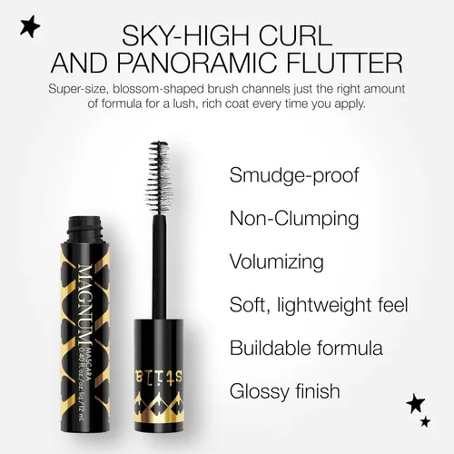 Vista 4 de stila Magnum XXX Intense Black Voluminous Mascara
