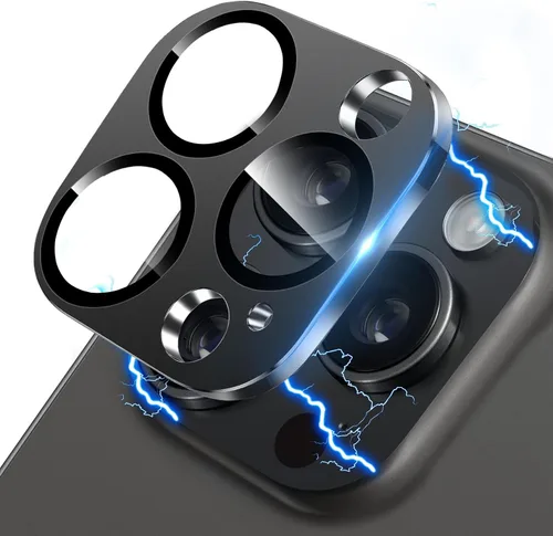 Vista 43 de Protector de Lente de Cámara para iPhone 14 / iPhone 14 Plus Película de Cubierta de Cámara de Metal, Vidrio Templado 9H, Antiarañazos, Compatible