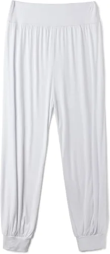 Vista 3 de Pantalones de algodón modal para mujer de AvaCostume, pantalones suaves para practicar yoga o deportes.