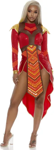 Vista 4 de Wakanda Forever Epic Warrior - Disfraz sexy de cómic
