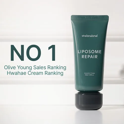 Vista 8 de shaishaishai LIPOSOME REPAIR Crema lechosa, barrera ligera hidratante, refuerzo de colágeno, humedad ultra relajante, no grasa, sin fragancia