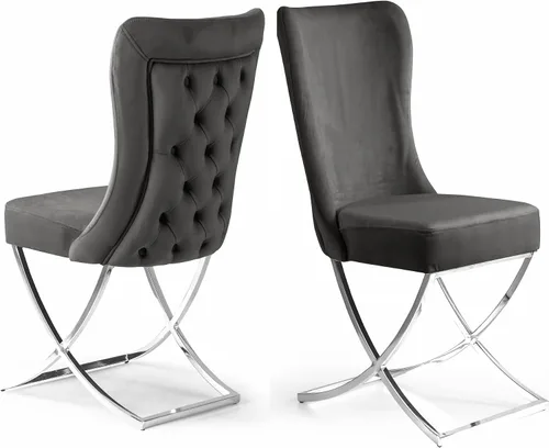 Vista 11 de Ottomanson Juego de 2 sillas de comedor, color naranja Palermos Palermos Naranja Con Patas De Madera