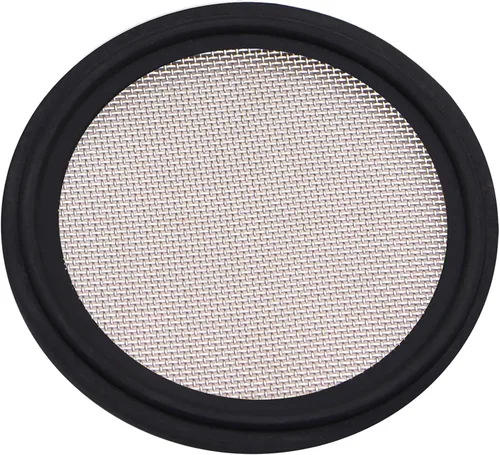 Vista 15 de DERNORD Junta sanitaria FKM de 2" con pantalla de acero inoxidable - Abrazadera triple trébol (paquete de 1) (6 mallas)