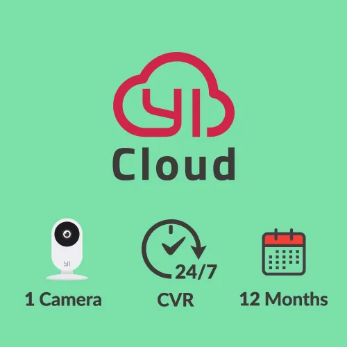 Vista 3 de YI/Kami Cloud Plan 3 Month, 1 Camera, CVR storage service [PC/Mac Online Code]