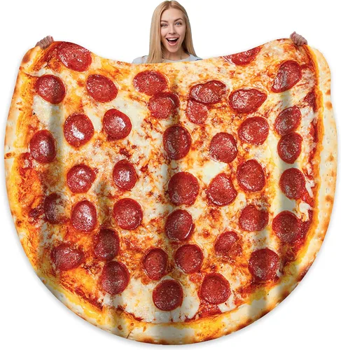 Vista 13 de Bcareself Manta de Tortilla 2.0 de Doble Cara Tamaño Adulto Gigante de Doble Cara para Niños Divertida Realista de Comida Personalizada Manta