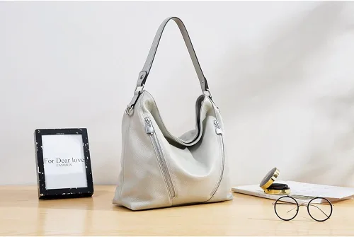 Vista 7 de BOSTANTEN Bolso de cuero para mujer, diseño de bolsos de hombro, Hobo