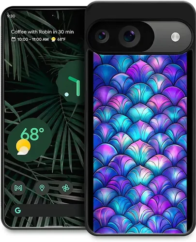 Vista 293 de Compatible con Google Pixel 4A 5G Mobile Case Creative Acrylic Back Panel Silicona Edge Case Slim Protección Especialmente para Google Pixel 4A 5G