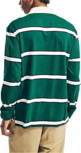 Vista 3 de Nautica Polo de rugby de manga larga de ajuste relajado para hombre