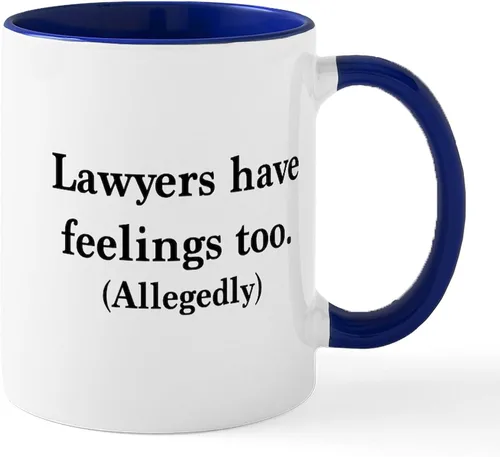Vista 64 de CafePress Trust Me I'm A Lawyer - Taza de café