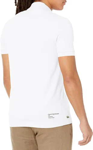 Vista 2 de Lacoste Contemporary Collection's Piqué - Polo extensible de ajuste regular para hombre
