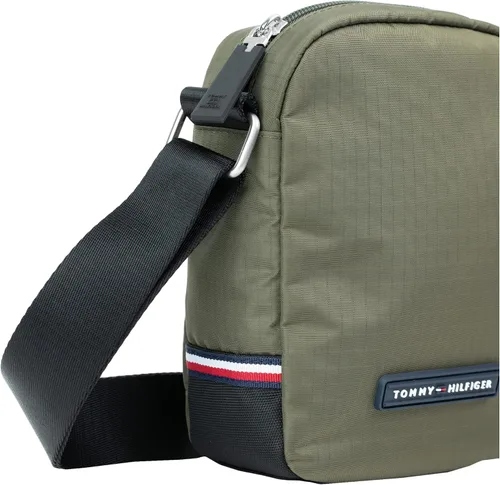 Vista 3 de Tommy Hilfiger Alexander Mini - Bolsa para reportero, Verde militarnegro