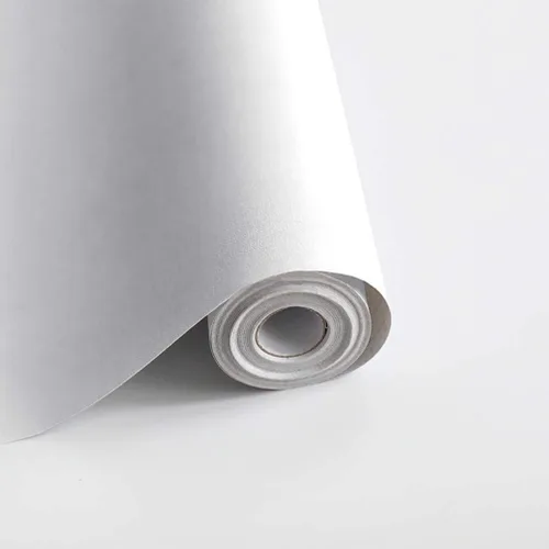 Vista 12 de Safiyya 118"x17.7" Papel pintado de contacto blanco, autoadhesivo, despegar y pegar, impermeable, rollos de papel de vinilo para cocina, dormitorio
