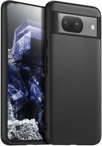 Vista 9 de X-level Funda protectora inalámbrica para Google Pixel 8 Pro, piel azul, ajuste delgado, con protección para lente de cámara