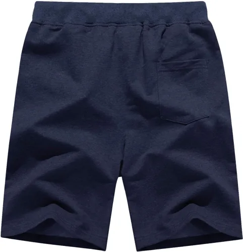 Vista 3 de CRYSULLY Pantalones cortos de algodón para hombre con bolsillos con cremallera