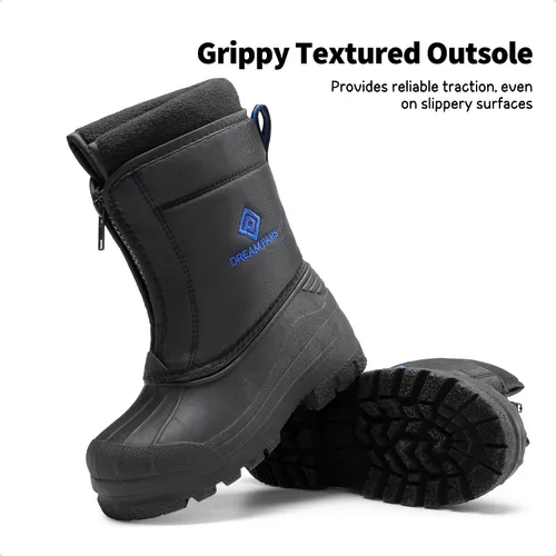 Vista 5 de DREAM PAIRS Boys Girls Waterproof Winter Snow Boots
