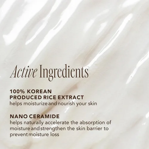Vista 3 de The Face Shop Emulsión Hidratante de Ceramidas de Arroz - Extracto de Arroz - Loción Facial Ligera - Iluminadora - Hidratante que Combate
