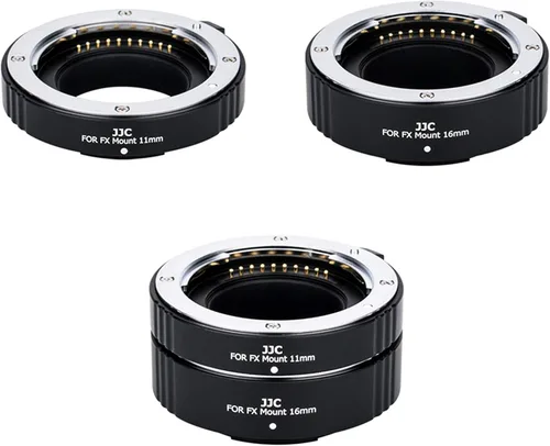 Vista 9 de JJC E Mount Auto Focus Macro Extension Tube Set para Sony E/FE Cámara