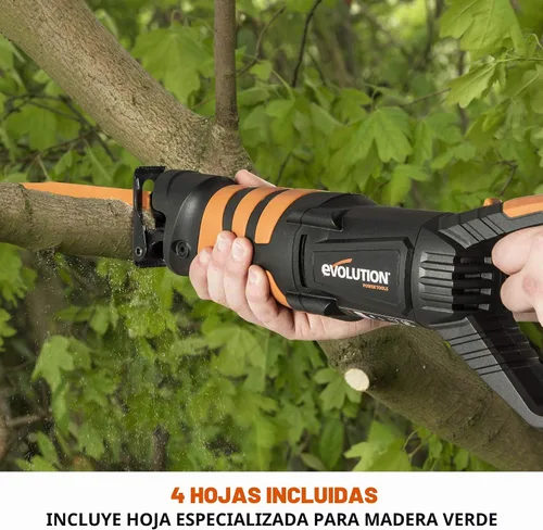 Vista 12 de Evolution Power Tools R230RCP - Sierra de vaivén con 4 cuchillas