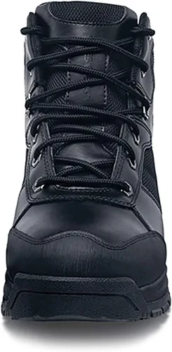 Vista 4 de Shoes for Crews Voyager II - Botas de trabajo unisex con punta suave y punta de acero, antideslizantes, resistentes al agua, color negro, Negro