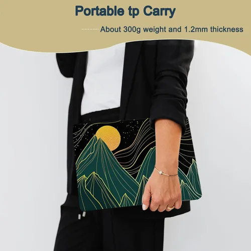 Vista 28 de Funda compatible con MacBook Air de 11 pulgadas 2015-2010 A1465 A1370, diseño impreso de plástico para laptop, carcasa protectora Air de 11.6