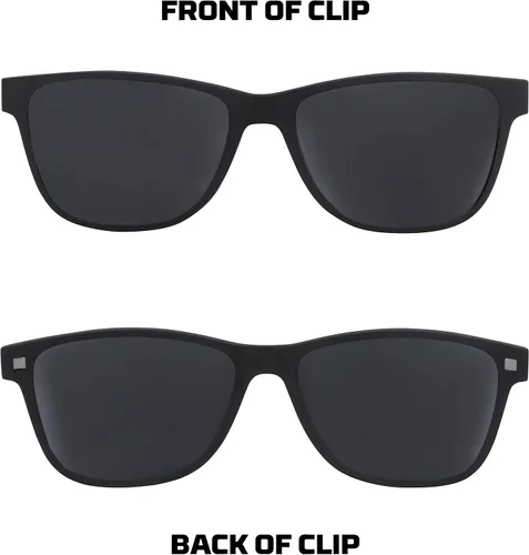 Vista 3 de HyperX Spectre React - Gafas para juegos, gafas de bloqueo de luz azul, protección UV, montura Ultem, lentes transparentes, bolsa de microfibra