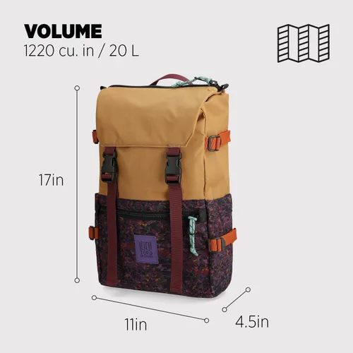 Vista 72 de Topo Designs Rover Pack Clásico, asfalto/negro, Tamaño único, Rover Pack Clásico
