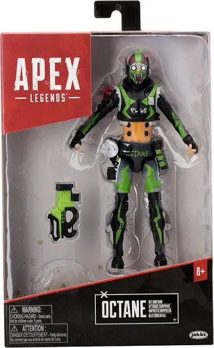 Vista 5 de Electronic Arts Apex Legends - Figura de acción de octanaje coleccionable de 6 pulgadas Rare: Hit and Run Skin