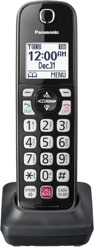 Vista 17 de Panasonic - Teléfono inalámbrico con contestador automático, Link2Cell Bluetooth para el hogar, asistente de voz y bloqueo avanzado de llamadas