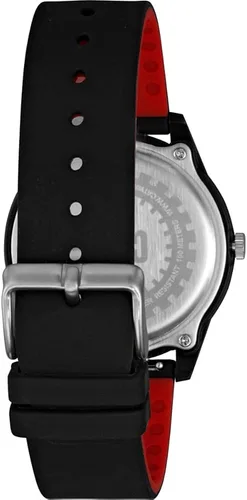 Vista 3 de CAT Reloj Insignia para hombre, correa de goma negra, esfera negra, LJ16021128