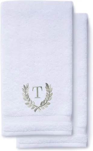 Vista 32 de Toallas de mano decorativas y con monograma para baño, cocina, maquillaje Regalo personalizado para boda-nupcial Toalla turca de lujo