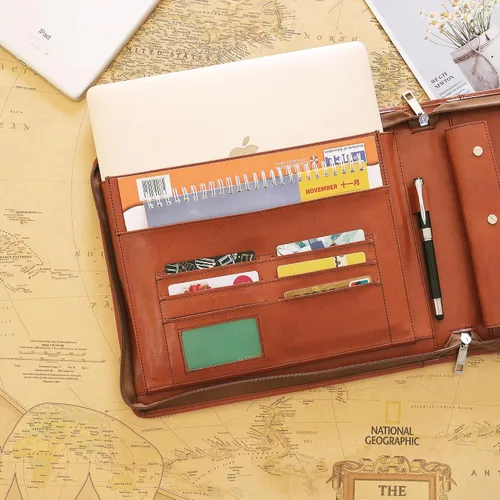 Vista 4 de Professional Vegan Leather Pilot Logbook, Pilot Journal for Letter Size Paper, Pilot Log Book Binder, Pilot Log Organizer, logbook Aviation Cover