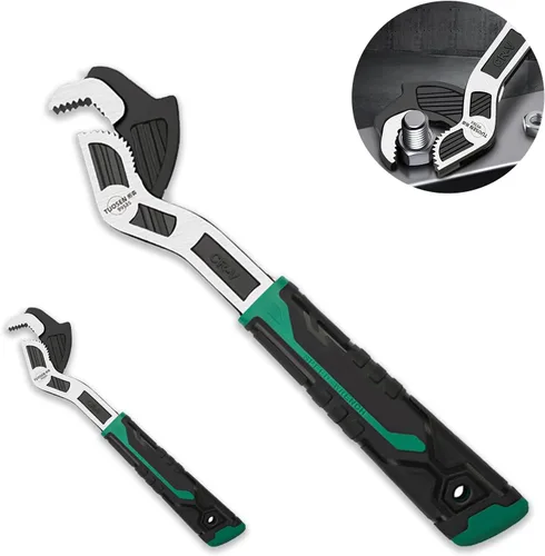 Vista 7 de Llave Ajustable de 6 Pulgadas - Ajuste Automático de Tamaño, 0.28"-0.6" (7-15MM), Ajustable con Resorte Multi-Tamaño, Llave Rápida para Auto