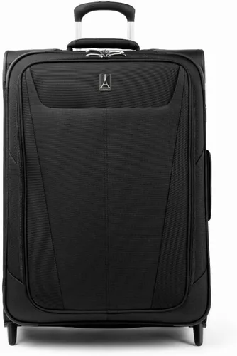 Vista 18 de Maxlite 5 Equipaje Ligero Expandible de Lado Suave con Ruedas Spinner, Negro, Maleta de mano de 20 pulg.