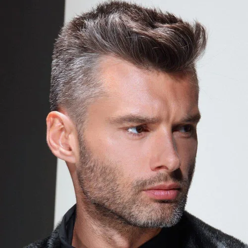 Vista 16 de Toupee de piel fina suave de 0.002 in PU 10x8 pulgadas reemplazo de pelo para hombre postizo 100% europeo piezas de cabello humano para hombre #1