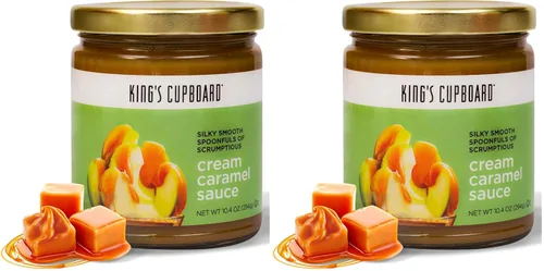 Vista 8 de King's Cupboard Salsa de chocolate agridulce, la salsa de dulce de azúcar caliente perfecta para cubrir helados y postres, llovizna de café