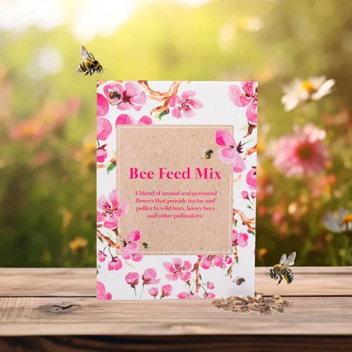 Vista 7 de Bentley Seed Flower Mix - Mezcla de semillas de polinizador con 5 paquetes de semillas de flores silvestres, semillas polinizadoras sin OMG